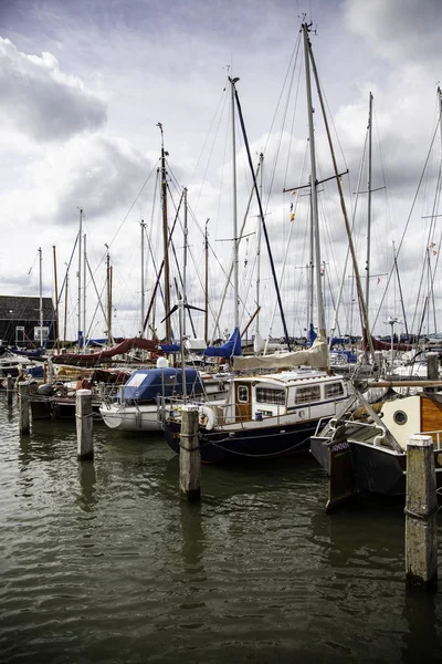 Barche Olanda Dettaglio Del Trasporto Marittimo Paesi Bassi — Foto Stock