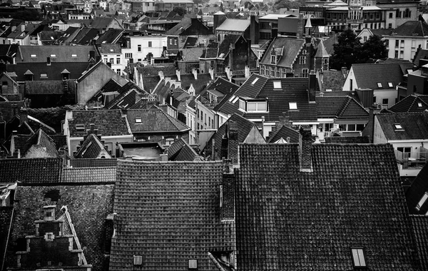 Panoramisch Uitzicht Stad Gent Detail Van Stad België Europa — Stockfoto