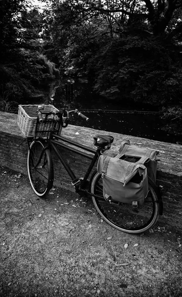 Vélos Stationnés Amsterdam Transport Pour Les Personnes Tourisme Europe — Photo