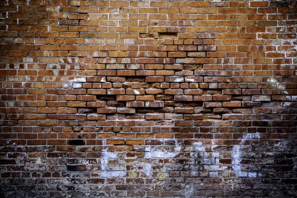Red Brick Wall Detail Old Wall — Stock Photo, Image
