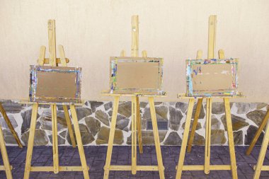 Resim, resim ve resim için tuval ve destek