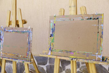 Resim, resim ve resim için tuval ve destek