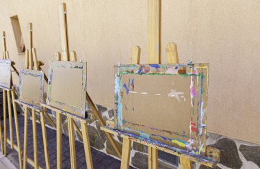 Resim, resim ve resim için tuval ve destek