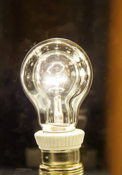 Detail Van Elektrische Lamp Licht Elektriciteit Licht Geven — Stockfoto