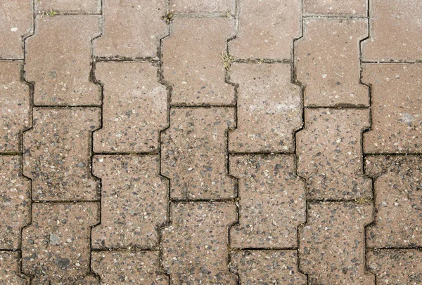 Textured Floor Stone Pavers Pedestrian Sidewalk Background — Stock Photo, Image