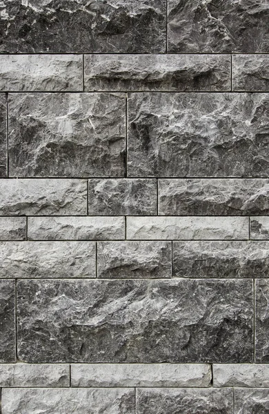 Wall Decorated Natural Stones Detail Textured Backgroun — Stock Photo, Image