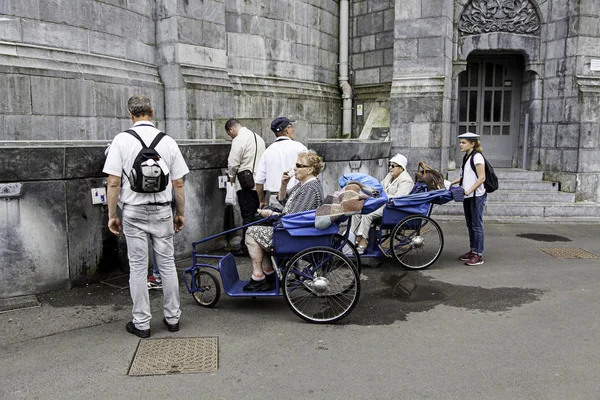 Lourdes Francia Julio 2017 Santuario Nuestra Señora Lourdes Destino Peregrinación — Foto de Stock