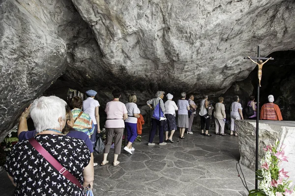 Lourdes Francia Julio 2017 Santuario Nuestra Señora Lourdes Destino Peregrinación —  Fotos de Stock