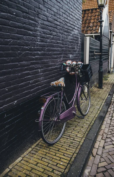 Amsterdam Países Bajos Septiembre 2018 Puesta Sol Amsterdam Aparcamiento Para — Foto de Stock