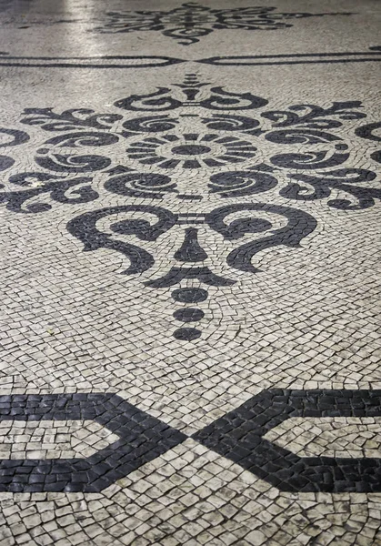 Typical stone floor of Lisbon — Stock Photo, Image