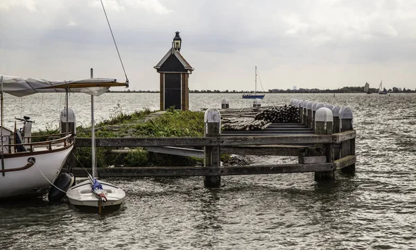 Puerto de Holanda, detalle del puerto pesquero — Foto de Stock