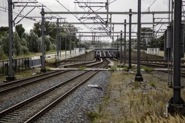 Amsterdam'daki tren rayları