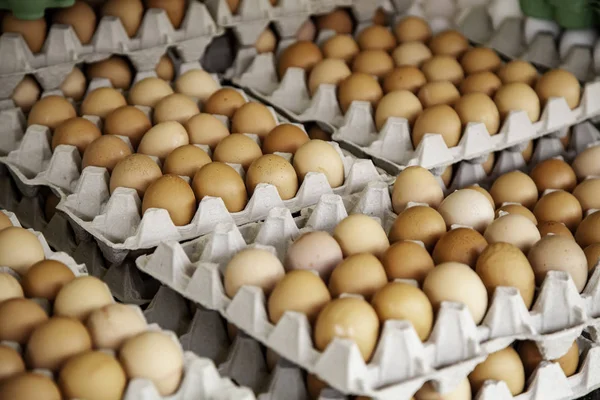 Eggs in a market