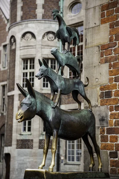 Bremen musicians — Stock Photo, Image