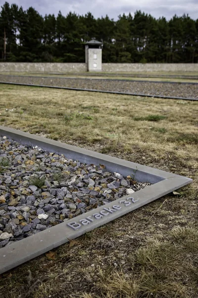 Detail van concentratiekamp Sachsenhausen — Stockfoto