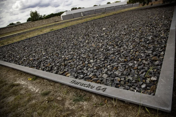 Detalhe do campo de concentração de sachsenhausen — Fotografia de Stock