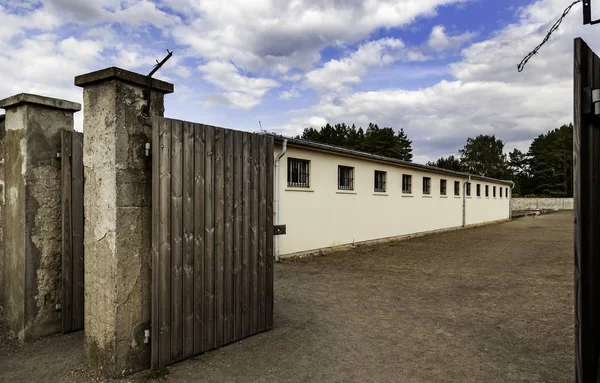 Detalle del campo de concentración de sachsenhausen — Foto de Stock