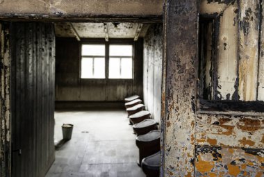 Sachsenhausen toplama kampının detayı