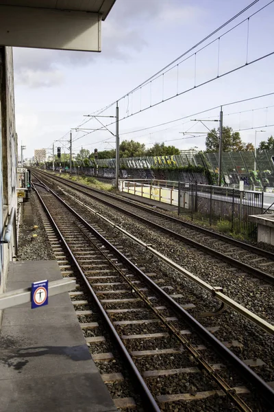 Dworzec kolejowy w Amsterdamie — Zdjęcie stockowe