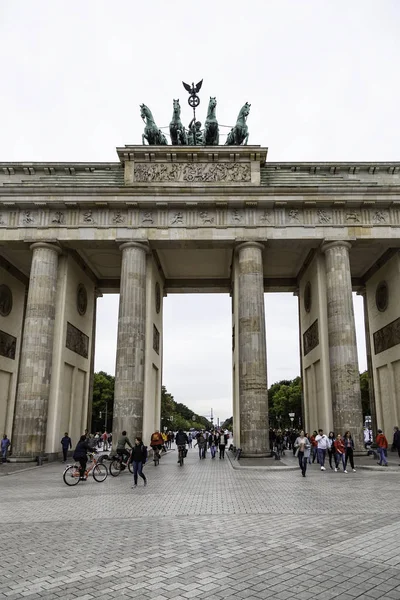 Brama Brandenburska w Berlinie — Zdjęcie stockowe