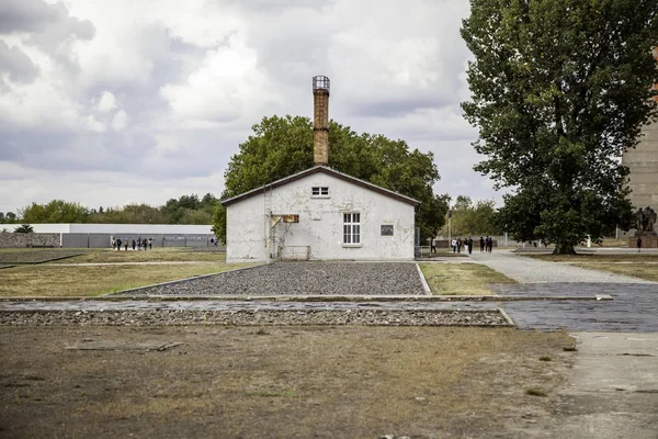 Łóżka piętrowe obozu koncentracyjnego — Zdjęcie stockowe