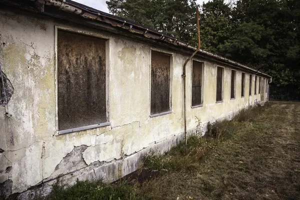 Detalle del campo de concentración de sachsenhausen — Foto de Stock
