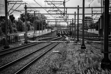 Amsterdam'daki tren rayları