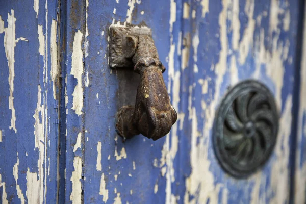 Fondo in legno blu — Foto Stock