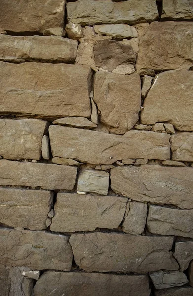 Textured Stone Wall Decoration Detail Facade — Stock Photo, Image