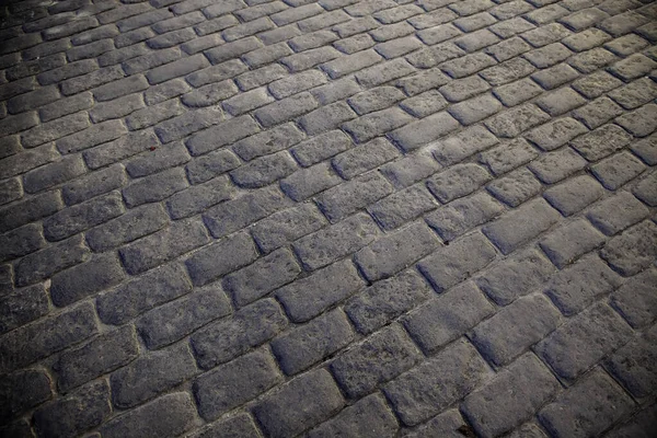 Paving Stones Ground Pedestrians Detail Pedestrian Zone City — Stock Photo, Image