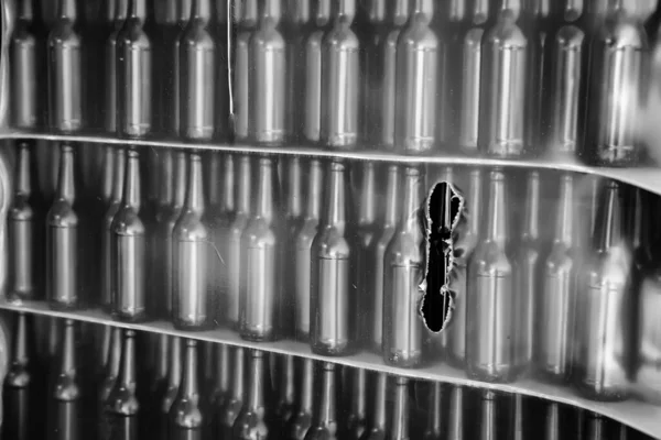Порожні Пляшки Вина Деталі Пляшок Винному Підвалі — стокове фото