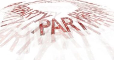 Karakterden ampuller ile kayan dijital animasyon