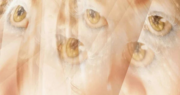 妖精の目のデジタル イラストレーション — ストック写真