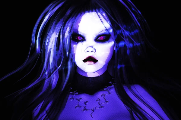 Gotik bir erkek Dijital 3d çizimi