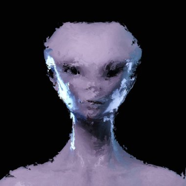 Kendi 3d render, hiçbir Model açıklaması veya özellik gerekli yayın göre korkunç bir yaratık dijital boyama