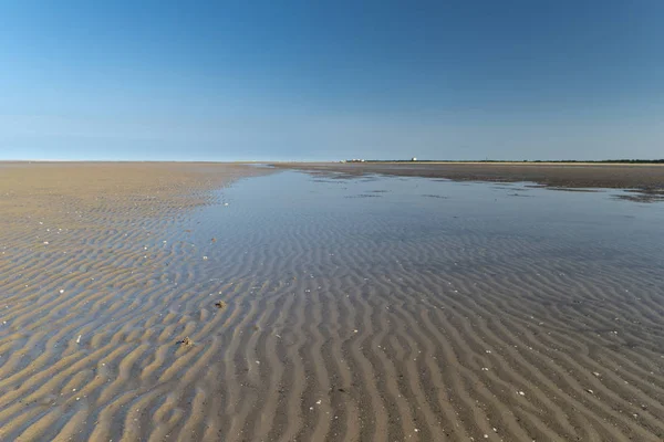 Plaży Peter Ording Niemczech — Zdjęcie stockowe