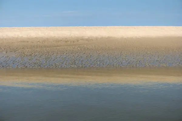 Plaży Peter Ording Niemczech — Zdjęcie stockowe