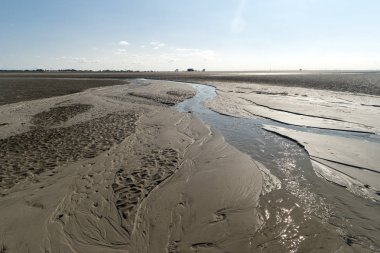 Beach, St. Peter-Ording üzerinde Almanya