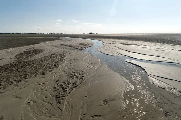 Strand Von Peter Ording Deutschland — Stockfoto