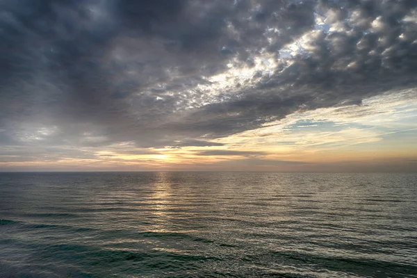 Sonnenuntergang Der Klippe Von Ahrenshoop Deutschland — Stockfoto