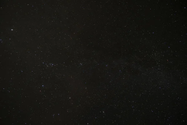 Noční Obloha Nad Fischland Německu Mléčnou Dráhu Peiades Mlhoviny Andromedy — Stock fotografie