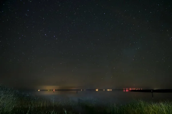 Cielo Nocturno Sobre Fischland Alemania —  Fotos de Stock