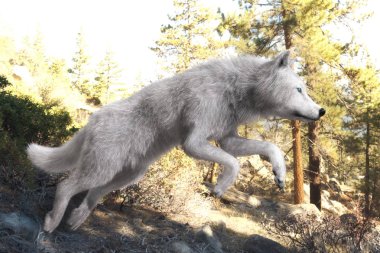 Bir Kurdun Dijital 3D Görünümü