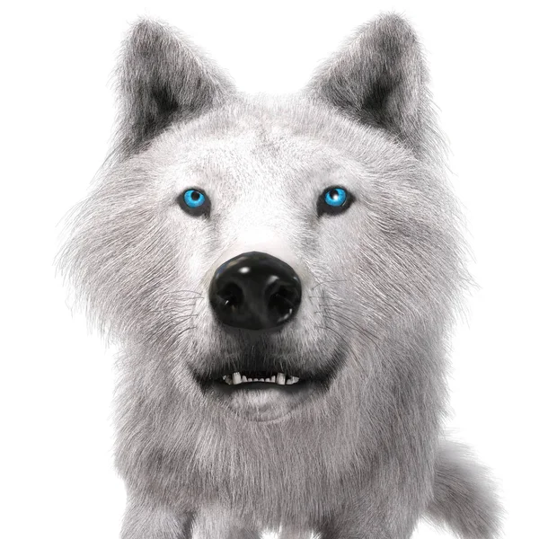 Digital Illustration Wolf — Stock Photo, Image