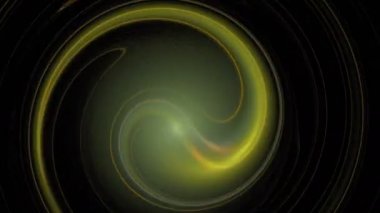 Bir döngü fraktal şeklinin dijital animasyon