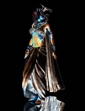 bir fantezi erkek 3D çizimi