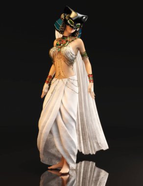 bir fantezi erkek 3D çizimi