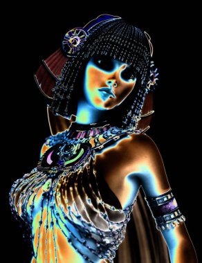 bir fantezi erkek 3D çizimi