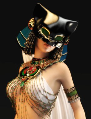 bir fantezi erkek 3D çizimi