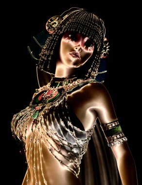 bir fantezi erkek 3D çizimi